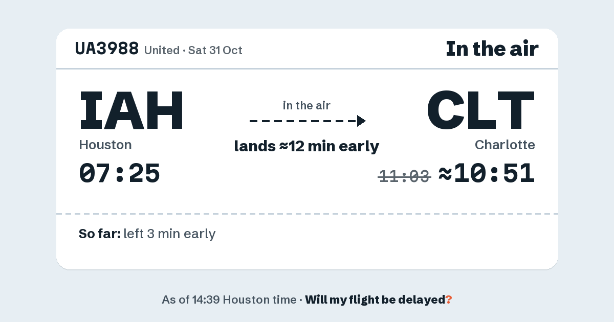 Link preview: UA3988 lands about 10:51