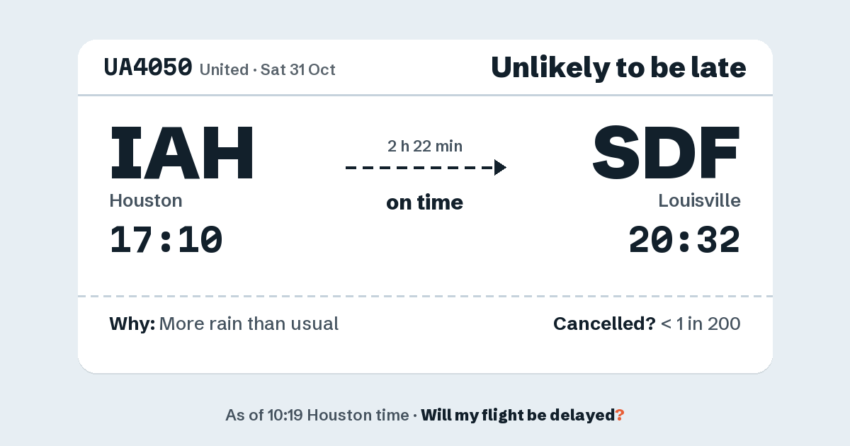 Link preview: UA4050 lands about 20:29