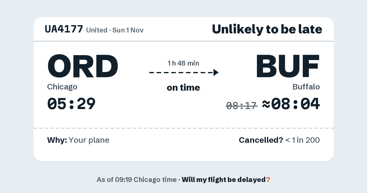Link preview: UA4177 lands about 08:04