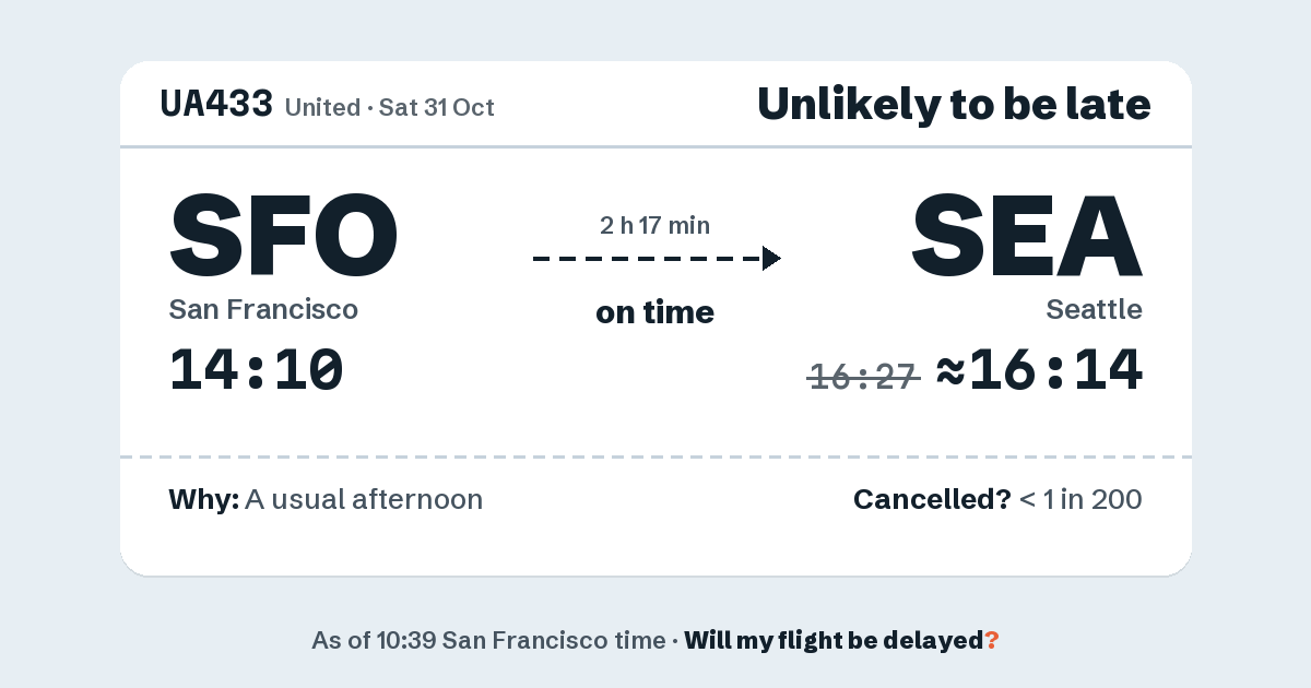 Link preview: UA433 lands about 16:14