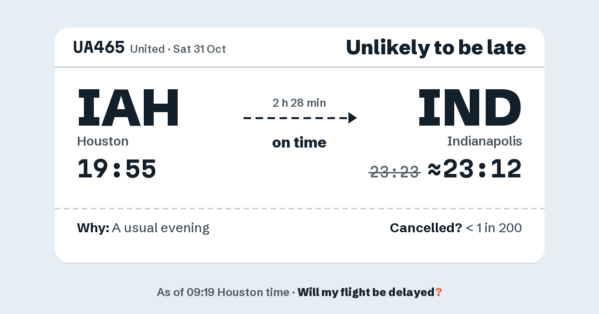 Link preview: UA465 lands about 23:12