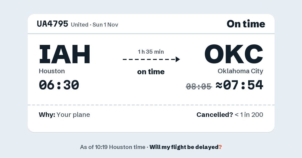 Link preview: UA4795 lands about 07:54