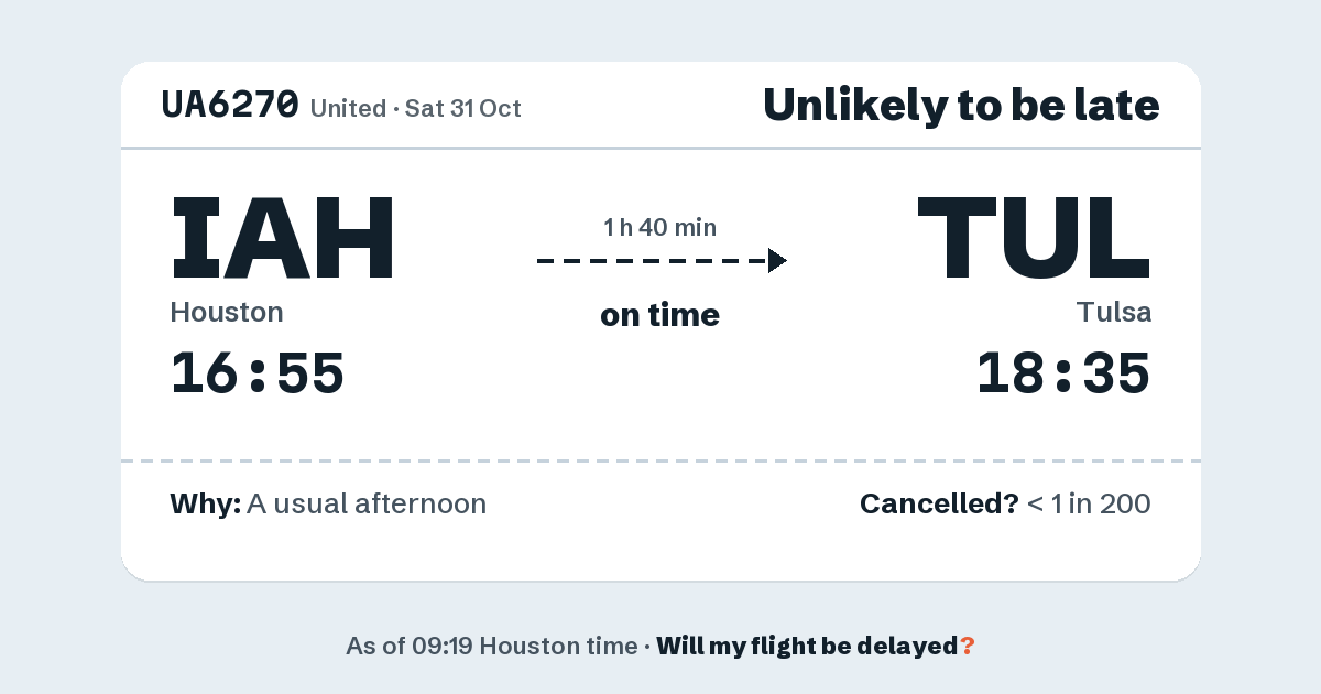 Link preview: UA6270 lands about 18:31
