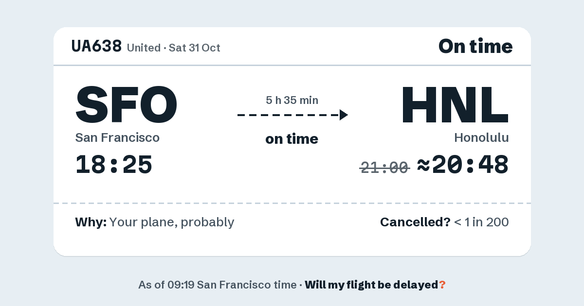 Link preview: UA638 lands about 20:48
