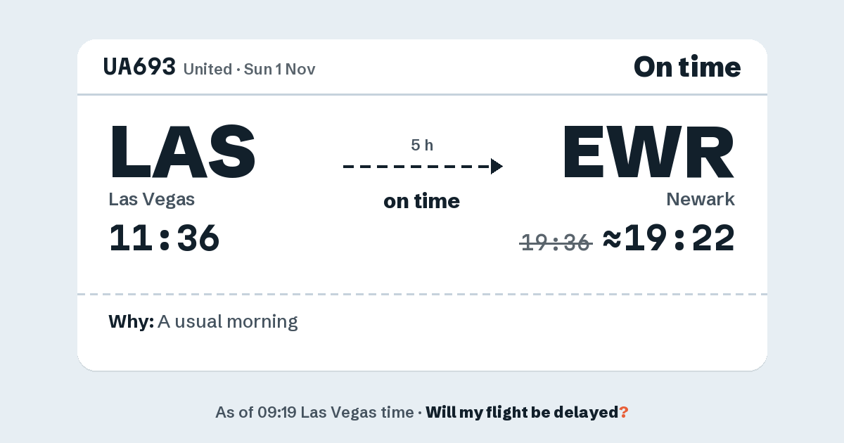 Link preview: UA693 lands about 19:22