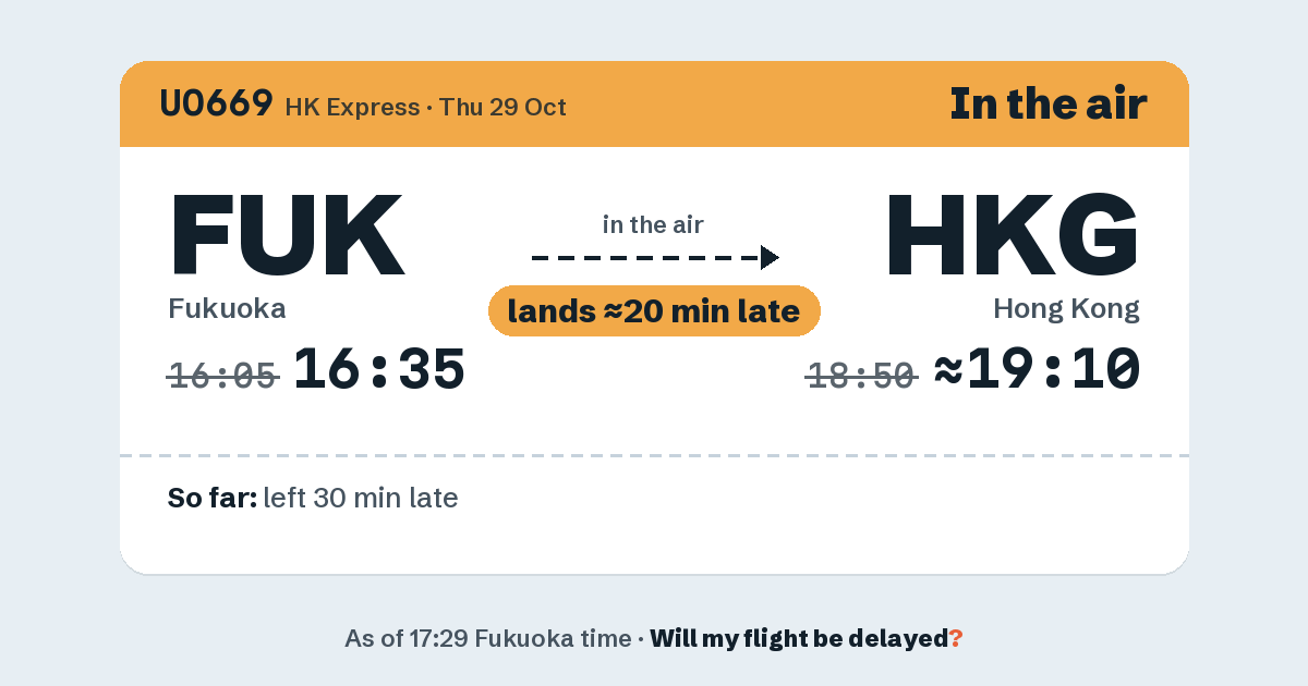 Link preview: UO669 lands about 19:08