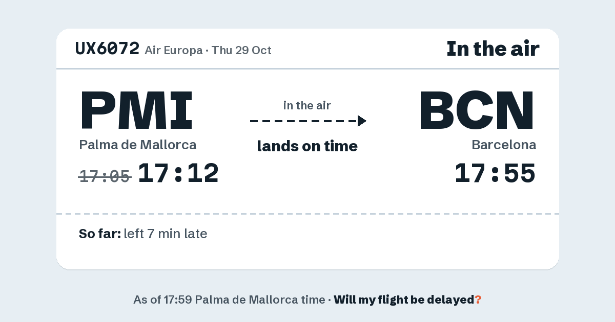 Link preview: UX6072 lands about 17:58