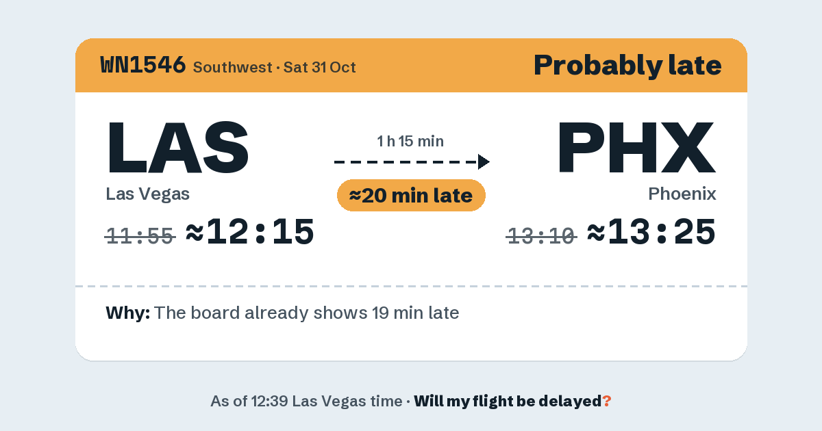 Link preview: WN1546 lands about 13:23