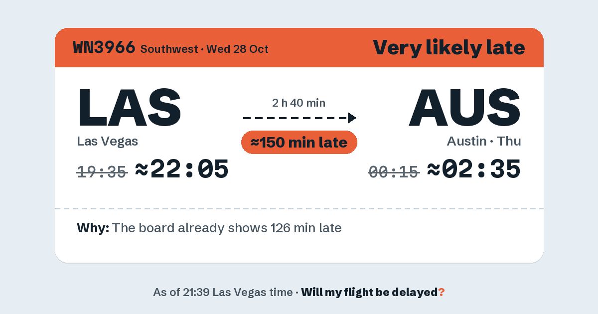 Link preview: WN3966 lands about 02:33