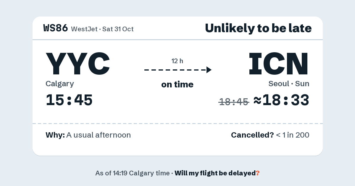 Link preview: WS86 lands about 18:33