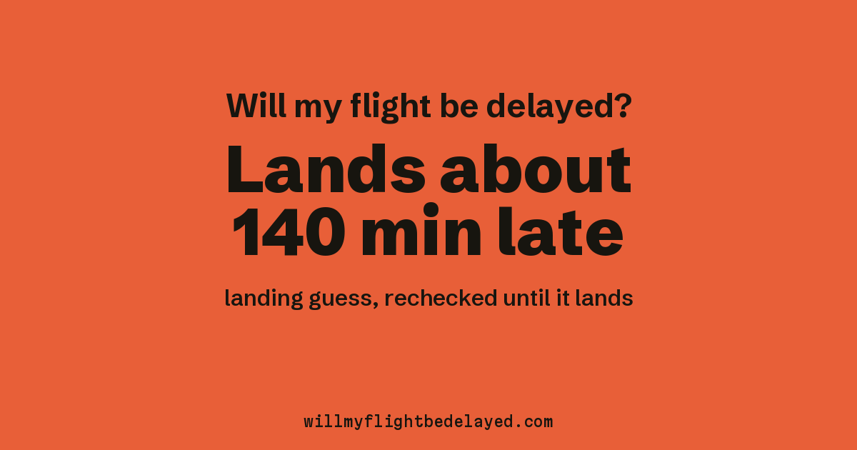 Link preview: AI184 lands about 00:40