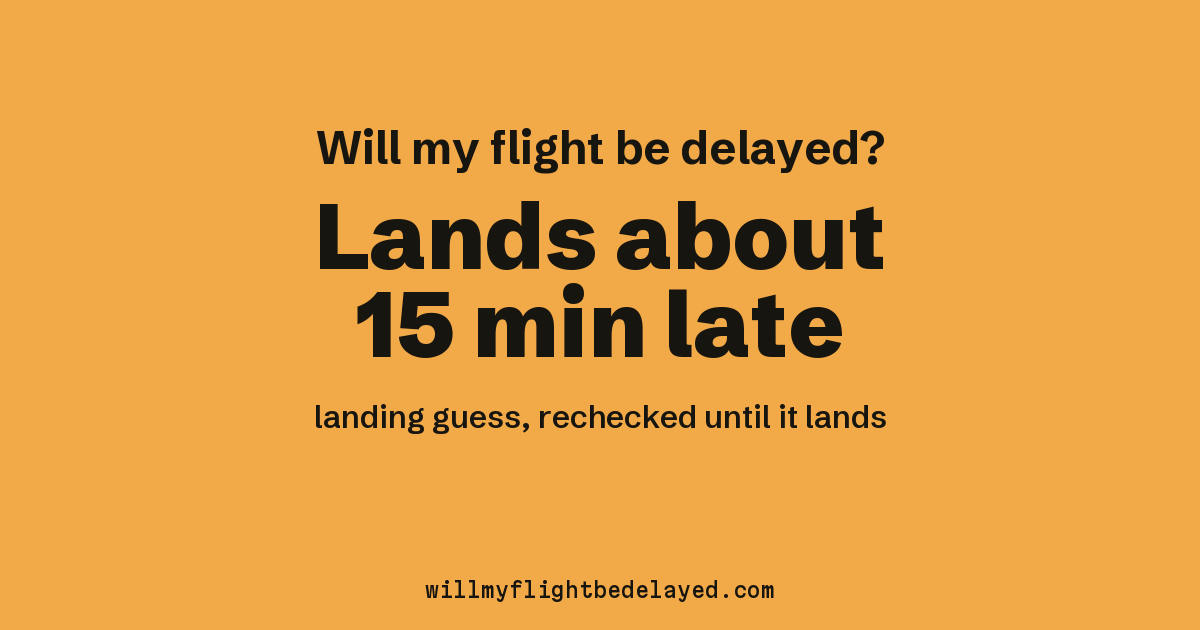 Link preview: IB1081 lands about 17:31