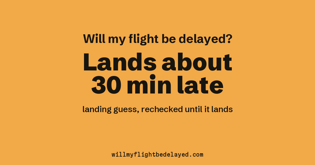 Link preview: RK2071 lands about 19:21