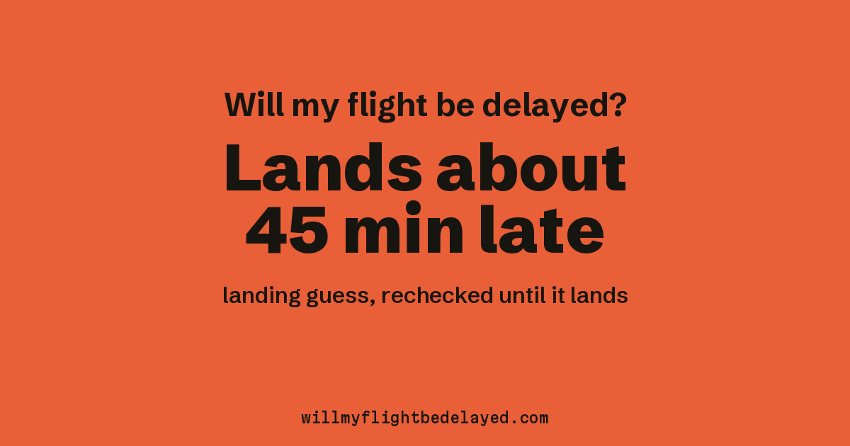 Link preview: AA8410 lands about 16:14