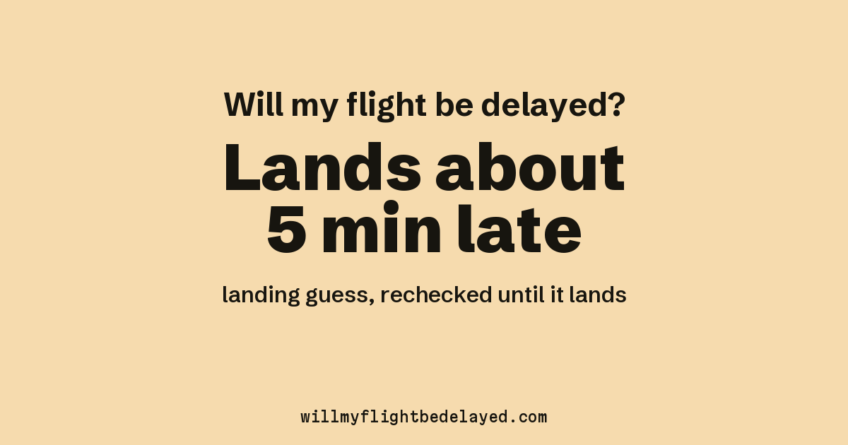 Link preview: IB1006 lands about 19:04