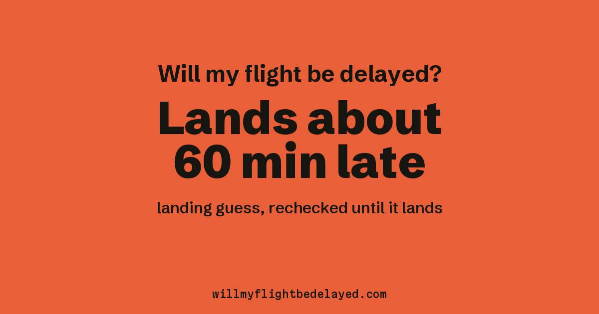 Link preview: WN646 lands about 16:57