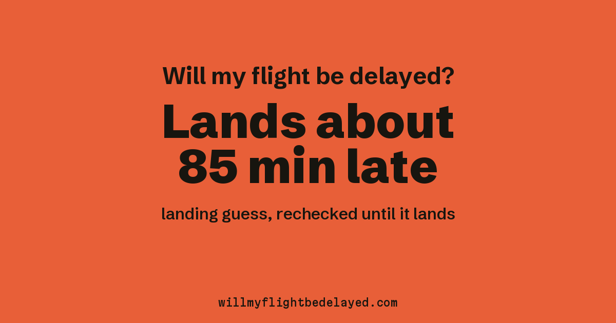 Link preview: FR7363 lands about 20:46