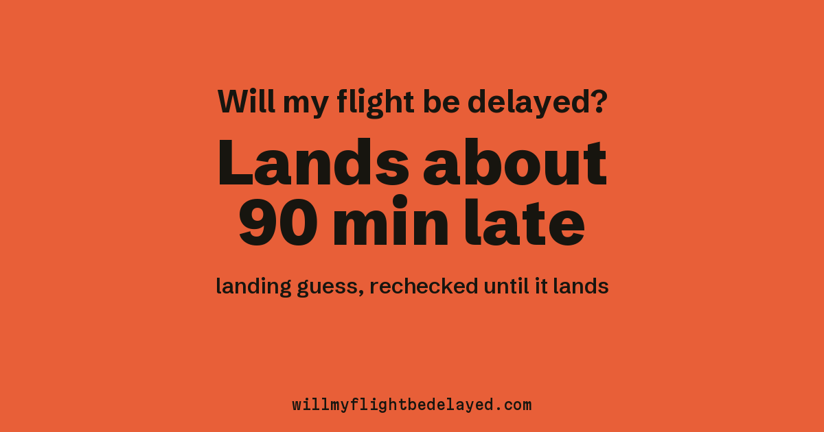 Link preview: AD2880 lands about 21:07