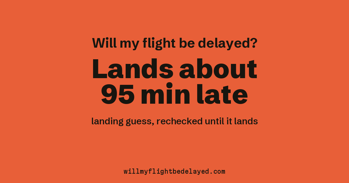 Link preview: VB2174 lands about 17:46